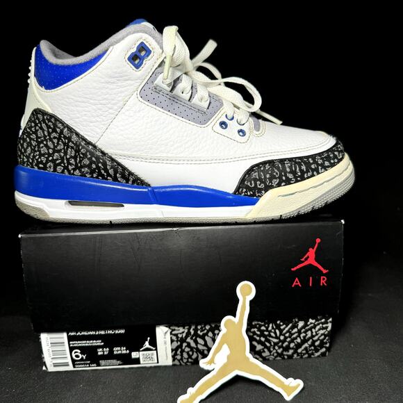 Size 6 - Nike Air Jordan 3 Retro GS Racer Blue 2021 Shoes